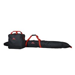 High Sierra Ski Bag / Boot Bag Combo-Black / Red