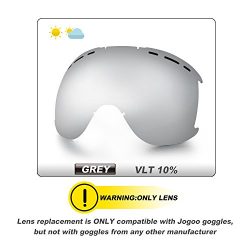 Jogoo Ski Goggles For Snowboard and Snowmobile,Interchangeable Lens and Magnetic Detachable Foam ...