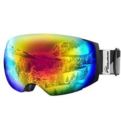 OutdoorMaster Ski Goggles PRO – Frameless, Interchangeable Lens 100% UV400 Protection Snow ...