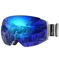 OutdoorMaster Ski Goggles PRO – Frameless, Interchangeable Lens 100% UV400 Protection Snow ...