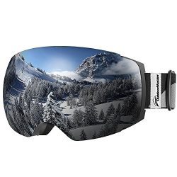 OutdoorMaster Ski Goggles PRO – Frameless, Interchangeable Lens 100% UV400 Protection Snow ...