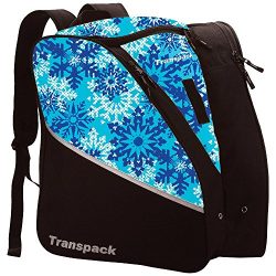 Transpack Edge Junior Ski Boot Bag 2018 – Aqua Snowflake