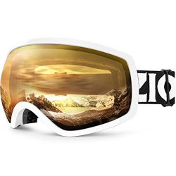 ZIONOR Lagopus Ski Snowboard Goggles UV Protection Anti-fog Snow Goggles for Men Women Youth