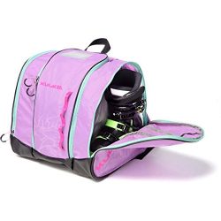 Kulkea Speed Star – Kids Ski Boot Bag, Lavender/Pink/Green