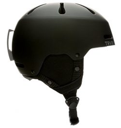 Traverse Sports Youth Ski/Snowboard & Snowmobile Helmet, Matte Black, Small (52-55cm)