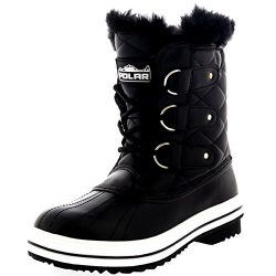 Womens Snow Boot Quilted Short Winter Snow Rain Warm Waterproof Boots – 6 – BLL37 YC0023