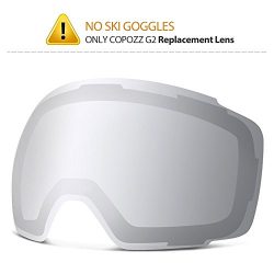 Ski Goggles,COPOZZ G2 Magnetic Ski Snowboard Snow Goggles – Quick Interchangeable Double L ...