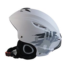 HiCool Unisex Adult Snow Sports Helmet, Large – White