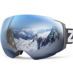 ZIONOR X4 Ski Snowboard Snow Goggles Magnet Dual Layers Lens Spherical Design Anti-fog UV Protec ...