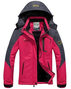 CIOR Men and Women Snow Jacket Windproof Waterproof Ski Jackets Winter Hooded Mountain Fleece Ou ...