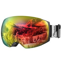 OutdoorMaster Ski Goggles PRO – Frameless, Interchangeable Lens 100% UV400 Protection Snow ...