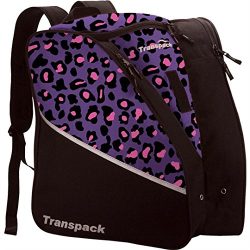 Transpack Edge Junior Ski Boot Bag – Purple/Pink Leopard