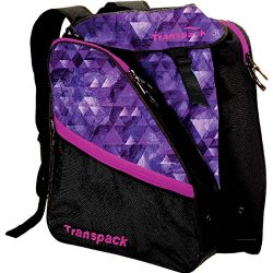 Transpack XTW Ski Boot Bag (Purple Topo)