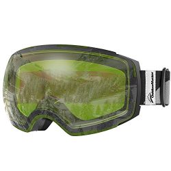 OutdoorMaster Ski Goggles PRO – Frameless, Interchangeable Lens 100% UV400 Protection Snow ...