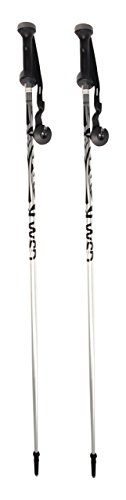 WSD Adult Aluminum Alpine Downhill Ski Poles Pair with Baskets, 47″ L, Silver