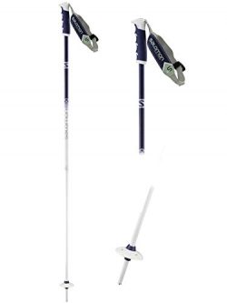 Salomon Angel S3 Women’s Ski Pole, White/Purple, 115