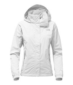 The North Face Womens Resolve 2 Jacket TNF White and High Rise Grey – S