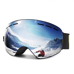 ALTMAN OTG Ski Goggles, Outdoor Sports Snow Snowboard Goggles with Anti-Fog UV Protection Interc ...