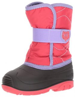 Kamik Girls’ Snowbug3 Snow Boot, Dark Rose/Lilac, 8 Medium US Toddler