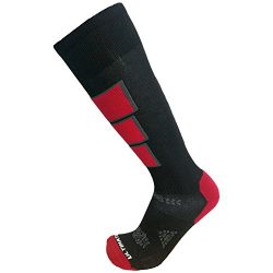 Ultimate Socks Mens Thermolite Ski Snowboard Warm Socks Red Large 9-11.5