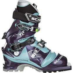 Scarpa Women’s T2 Eco Ski Boots Bourgogne / Polar Blue 26