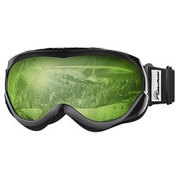 OutdoorMaster Kids Ski Goggles – Helmet Compatible Snow Goggles for Boys & Girls with  ...