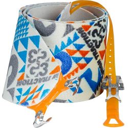 G3 Alpinist High Traction Skins – 100mm / Short – Blue/Grey/Orange