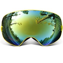 Ski Goggles,COPOZZ G1 Mens Womens Ski Snowboard Snowboarding Goggles – Over Glasses Double ...