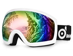 General OTG Ski Goggles for Adult, Double Anti-Fog Lenses with UV400 Protection, ODOLAND S2 Gogg ...