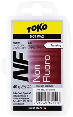 Toko Non Fluorinated WAX RED -4 to -12 degrees (40gm)