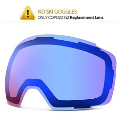 Ski Goggles,COPOZZ G2 Magnetic Ski Snowboard Snow Goggles – Quick Interchangeable Double L ...