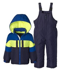 Sportoli Boys Kids Winter Snowboard Skiing Parka Jacket & Snow Bib Snowsuit Set – Navy ...