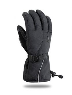 Ski Gloves Snowboard Snowmobile Waterproof Windproof 3M Thinsulate Winter Warm Snow Gloves(XL)