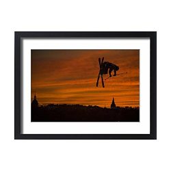 Media Storehouse Framed 24X18 Print Of Ski-Freestyle-France (14083865)