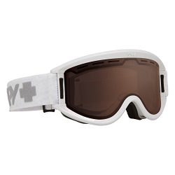 Spy Optic Getaway 313162632069 Snow Goggles, One Size (White Frame/Bronze Lens)