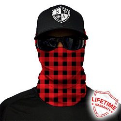 Salt Armour Face Mask Red Plaid