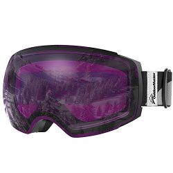 OutdoorMaster Ski Goggles PRO – Frameless, Interchangeable Lens 100% UV400 Protection Snow ...