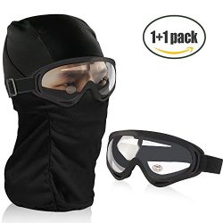 Vanmor Balaclava Ski Mask, Windproof Full Face Mask + UV400 Protection Anti-fog Ski Goggles for  ...