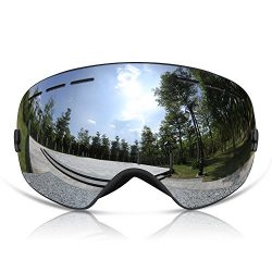 GANZTON Skiing Goggles Snowboard goggles Double Lens Anti-UV Anti-Fog Skating Goggles For Women  ...