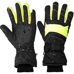 Ski Gloves for Men and Women Waterproof Windproof Snow Skiing Snowboarding Snowmobile Gloves wit ...