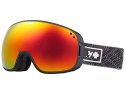 SPY Optic Bravo Knit Gray Snow Goggles | Medium-Sized Ski, Snowboard or Snowmobile Goggle | Two  ...