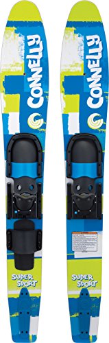 Connelly Skis Super Sport Waterski Pair with Slide Adjustable Bindings