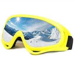 Ski Goggles Snowboard Adjustable UV Protective Motorcycle Goggles Outdoor Tactical Glasses Dust- ...