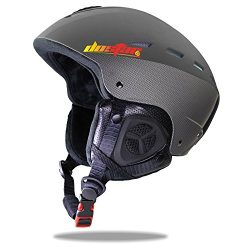 Dostar Adult Ski Helmet, Youth Winter Outdoor Sports Snowmobile Snow Skate Snowboard Helmet with ...