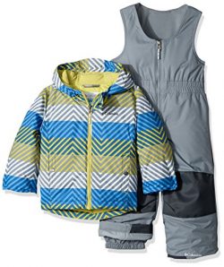 Columbia Boys’ Toddler Girls’ Frosty Slope Set, Ginkgo Zig N Zag, 3T