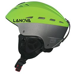 Lanova Ski Snow Snowboard Skate Helmet for Men Women (Green, L)