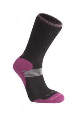 Bridgedale Women’s Cross Country Ski Socks, Black, Medium