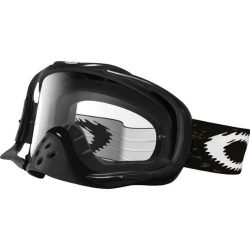 Oakley Crowbar MX Goggle Jet Black/Clear, One Size