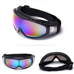 Flank Snowboard Ski Goggles Gear Skiing Sport Adult Glasses Anti-Fog UV Dual Lens (Multicolor)