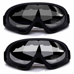 CarBoss Ski Goggles, 2-Pack Snowboard Goggles Skate Glasses, Motorcycle Cycling Goggles, CS Tact ...